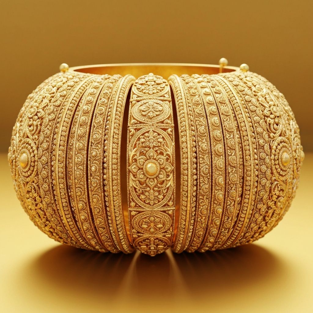 Ornate Churi Bangles